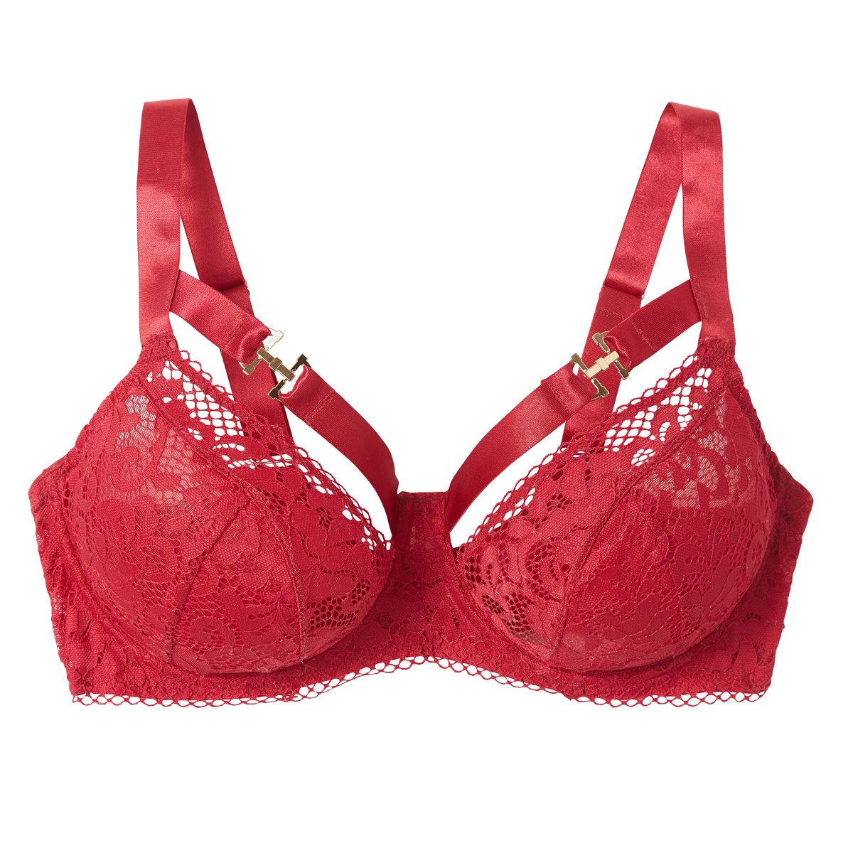 Soutien-gorge grand maintien bordeaux Danger