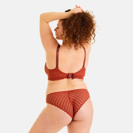 Soutien-gorge grand maintien caramel Speculoos