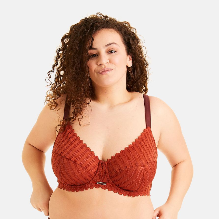 Soutien-gorge grand maintien caramel Speculoos