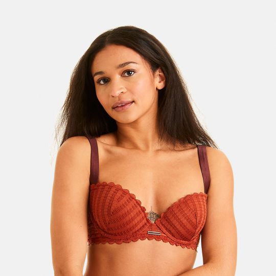 Soutien-gorge ampliforme caramel Speculoos