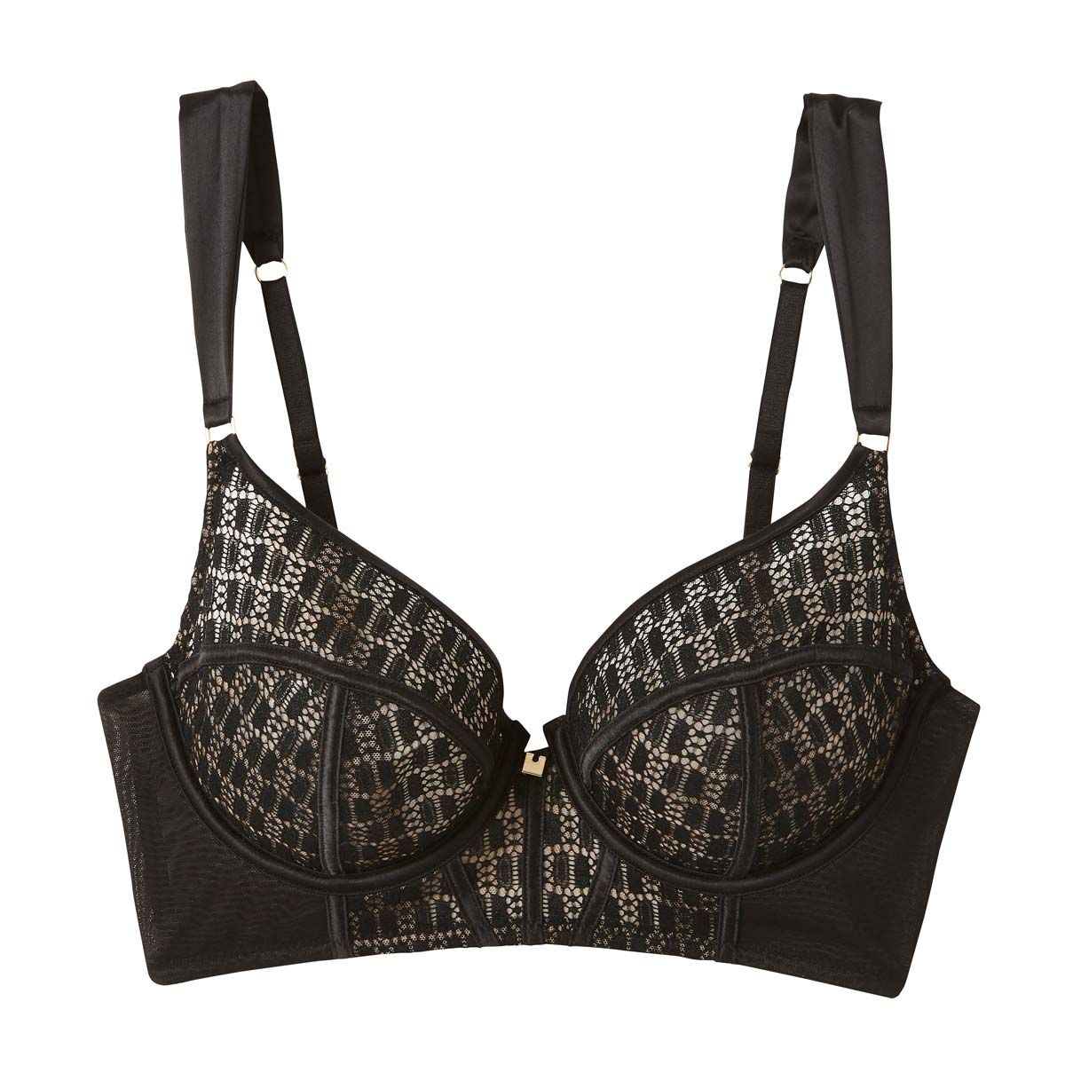 Soutien-gorge à armatures noir Merveilleux