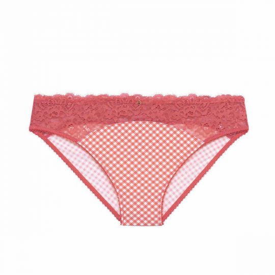Slip grande taille rose Curieuse