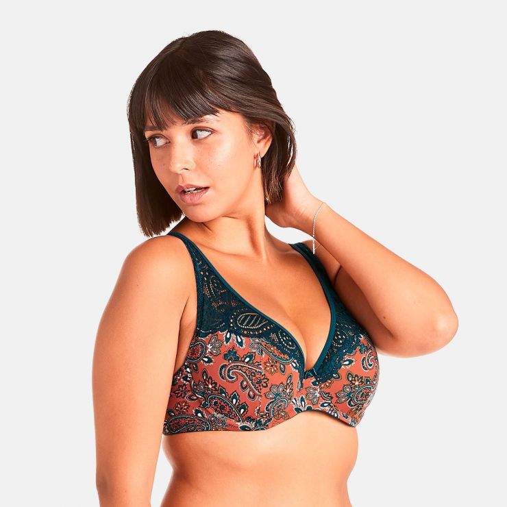 Soutien-gorge ampliforme caramel Metro