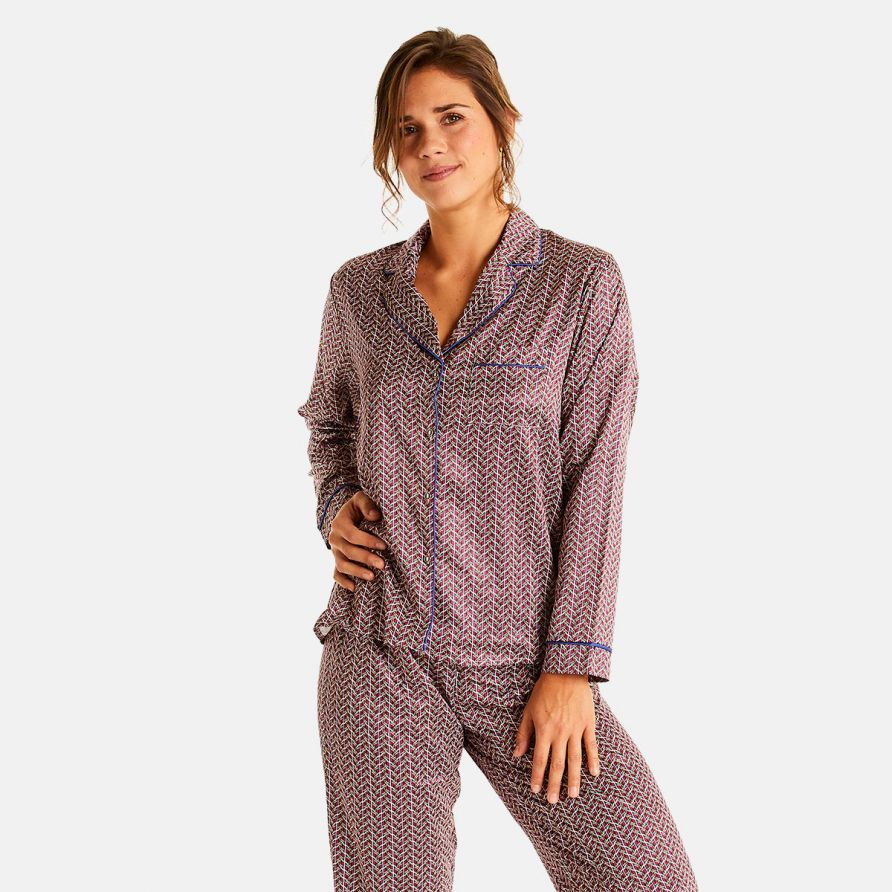 Haut de pyjama bleu Mambo