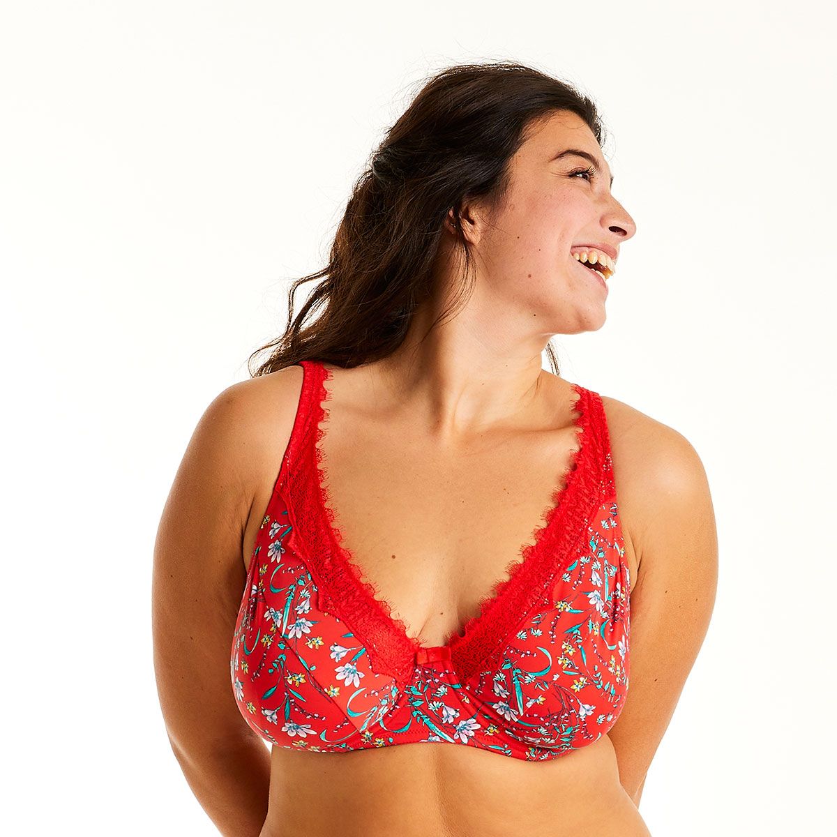 Pomm'Poire Soutien-gorge à armatures rouge Rouge