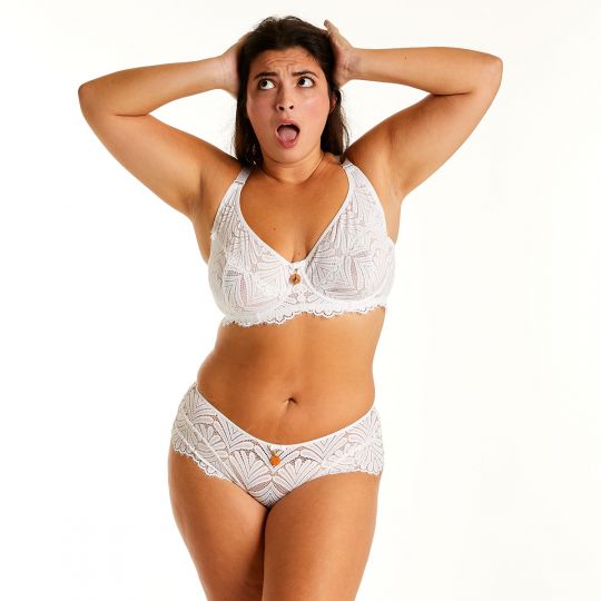 Soutien-gorge à armatures blanc Tsar