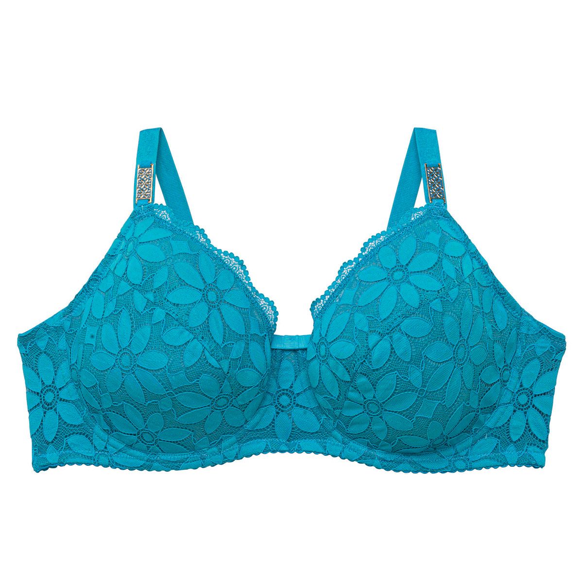 Soutien-gorge à armatures turquoise Fossette