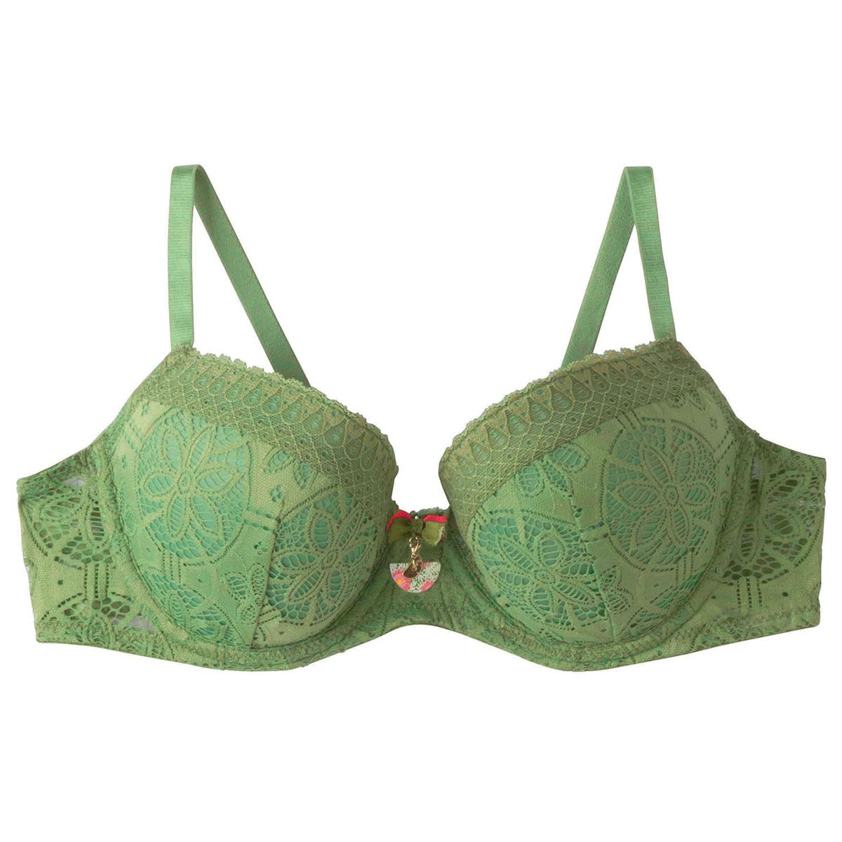 Soutien-gorge ampliforme coque moulée vert Echo - Pomm'Poire - Modalova