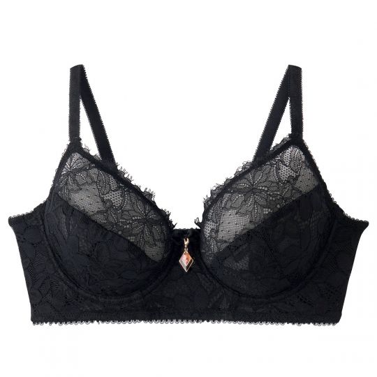 Soutien-gorge à armatures noir Shaker