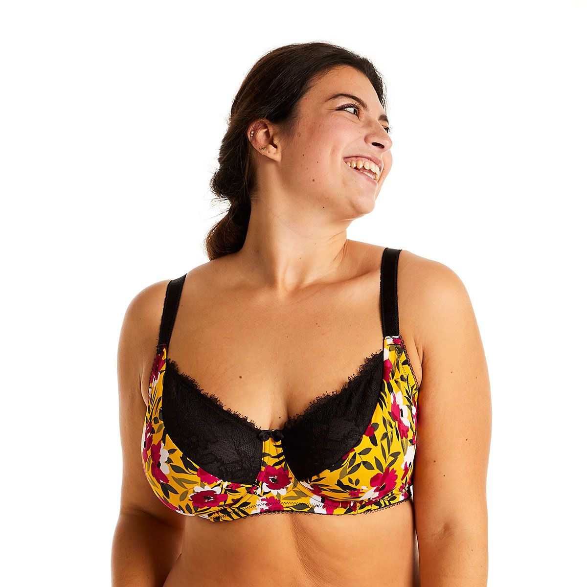 Pomm'Poire Soutien-gorge à armatures grand maintien jaune Shaker