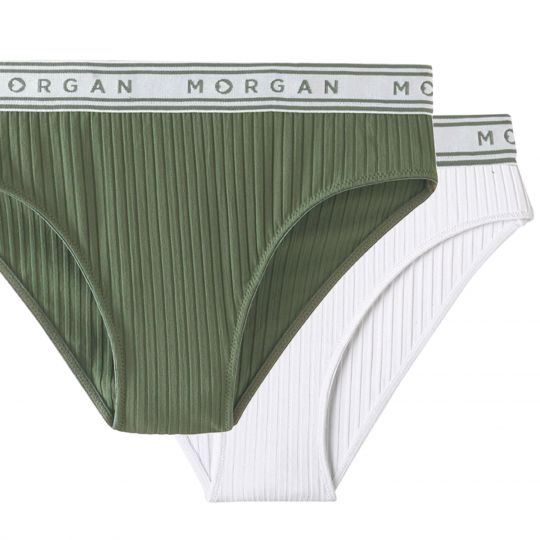 Lot de 2 slips vert Jess