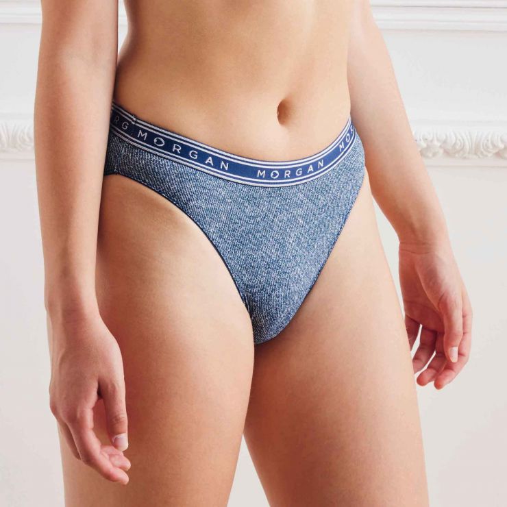 Lot de 2 slips bleu Jess