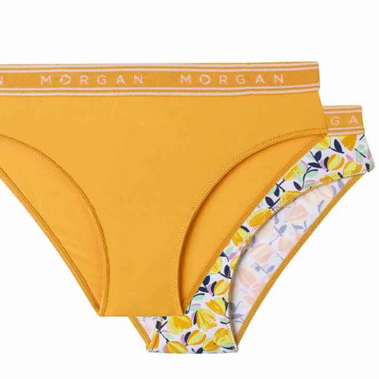 Lot de 2 slips orange Jess