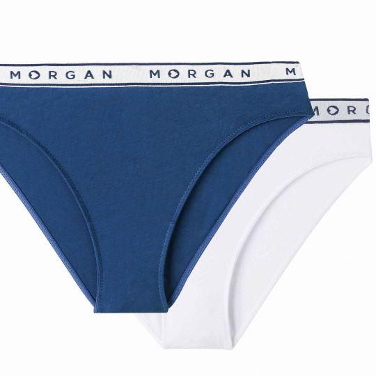 Lot de 2 slips bleu Isa