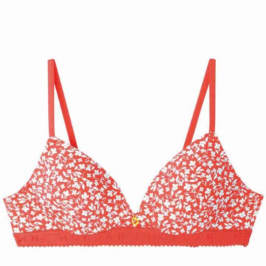 Soutien-gorge coques souples rouge Gaby