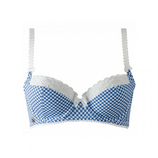 Soutien-gorge coques bleu Badinage