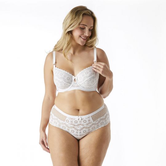 Soutien-gorge armatures grand maintien blanc Affinité