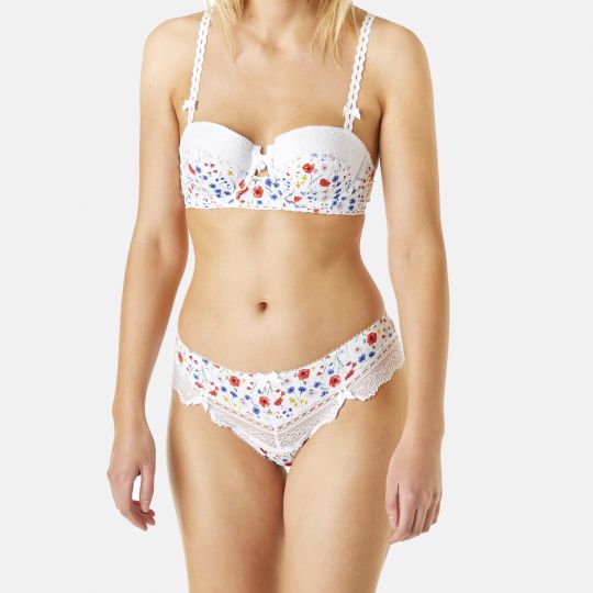 Shorty string blanc Liberté