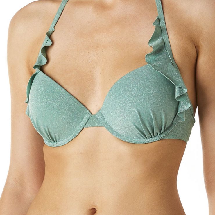 Haut de maillot coques up vert CARNAVAL
