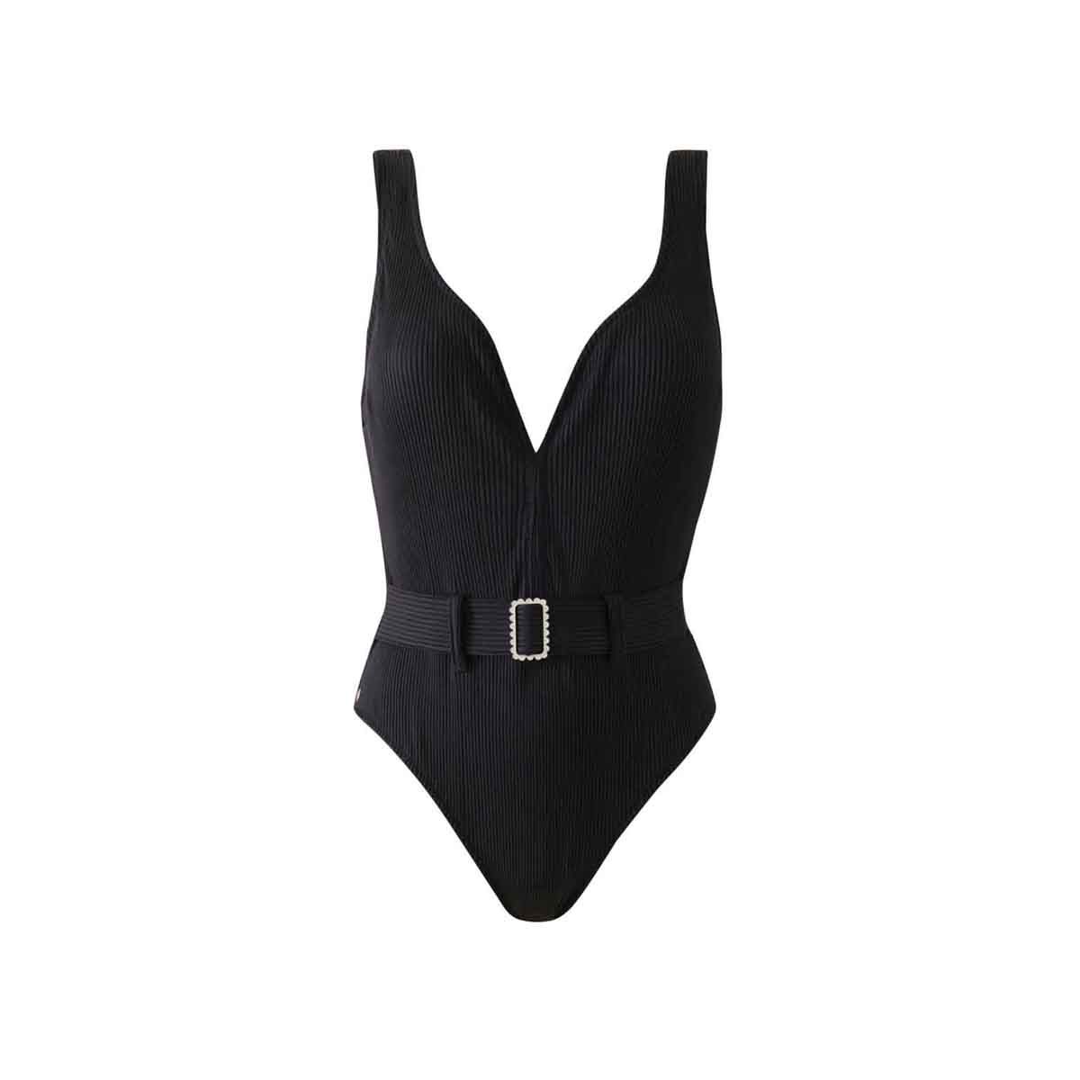 maillot une pièce noir marina