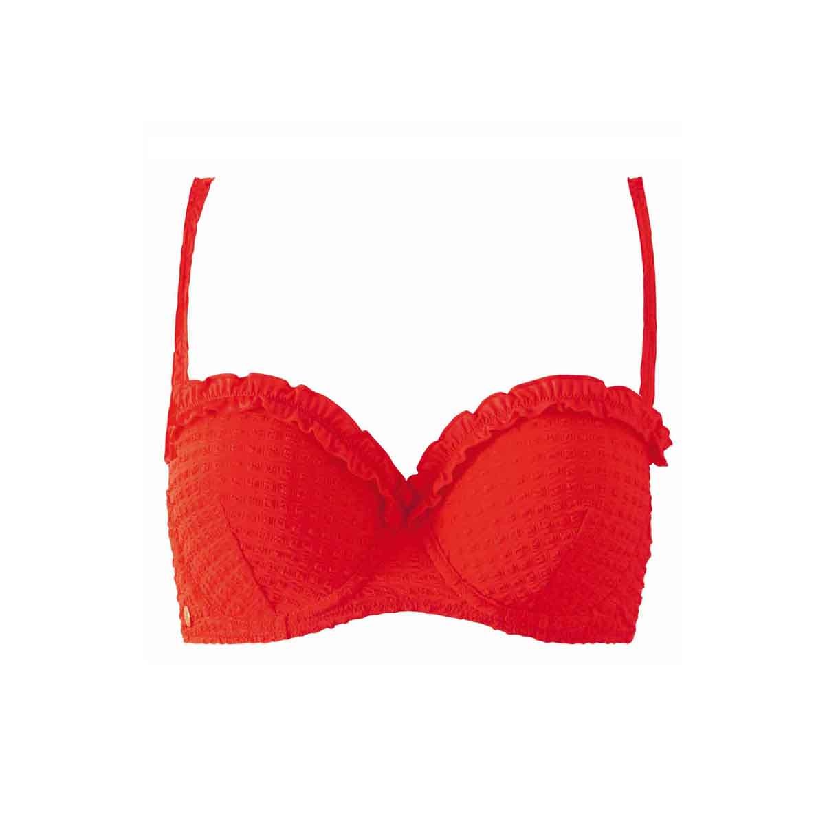 Haut de maillot balconnet rouge SALSA - Pomm'Poire - Modalova