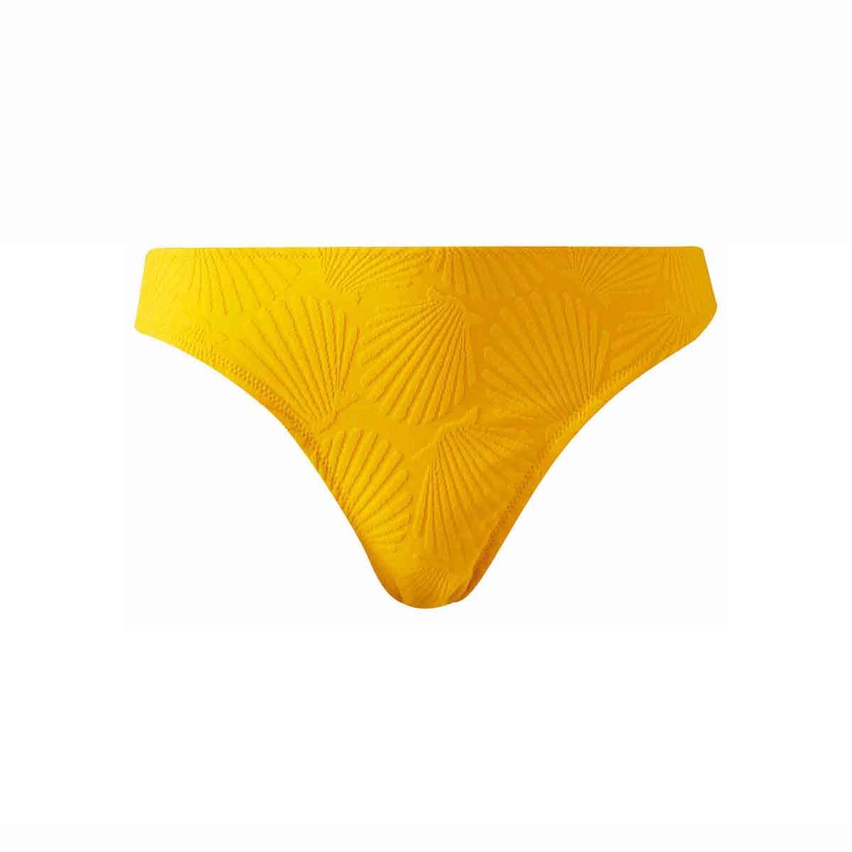 slip de bain jaune voyage