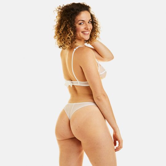 Soutien-gorge à armatures blanc Mimosa