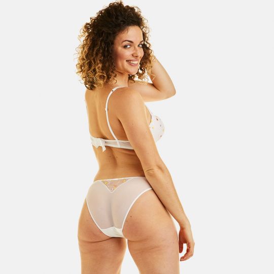 Soutien-gorge push-up blanc Mimosa