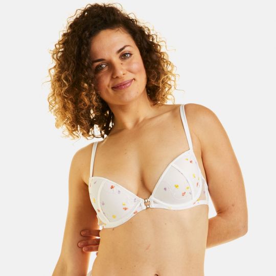 Soutien-gorge push-up blanc Mimosa