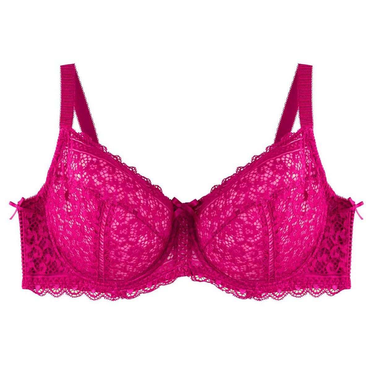 Soutien-gorge emboitant bonnets C, D et E framboise Elena - Pomm'Poire - Modalova