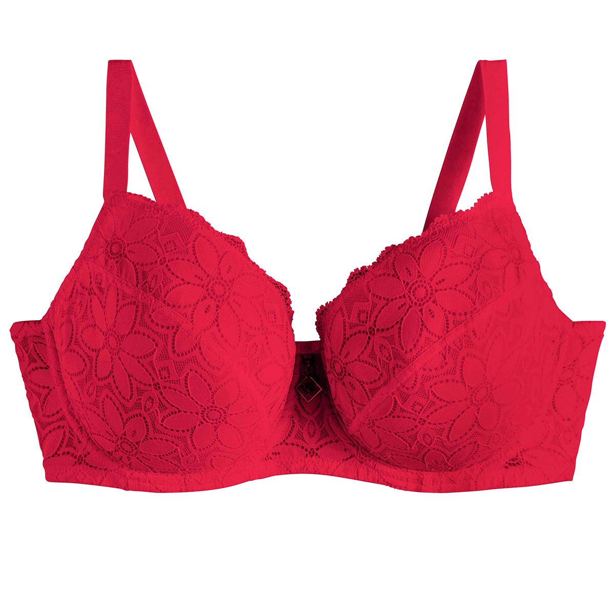 Soutien-gorge à armatures grand maintien rouge Univers