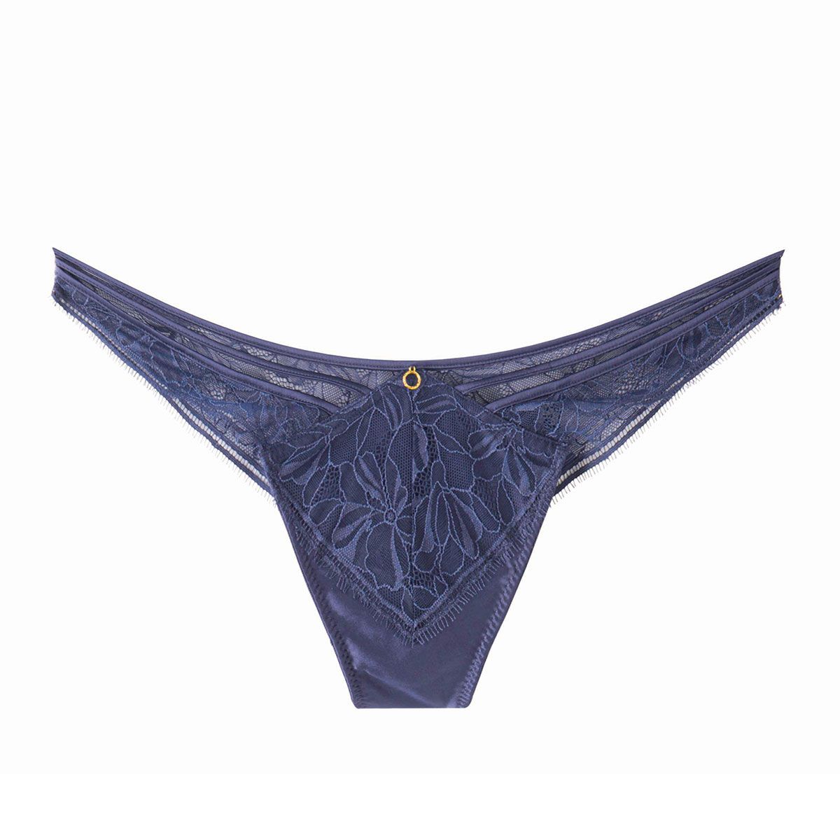Tanga brésilien bleu Diabolique - Pomm'Poire - Modalova