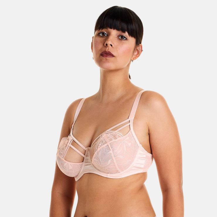 Soutien-gorge à armatures grand maintien poudre Diabolique