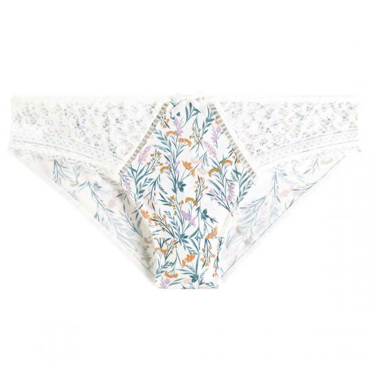 Culotte ivoire/orange Elena