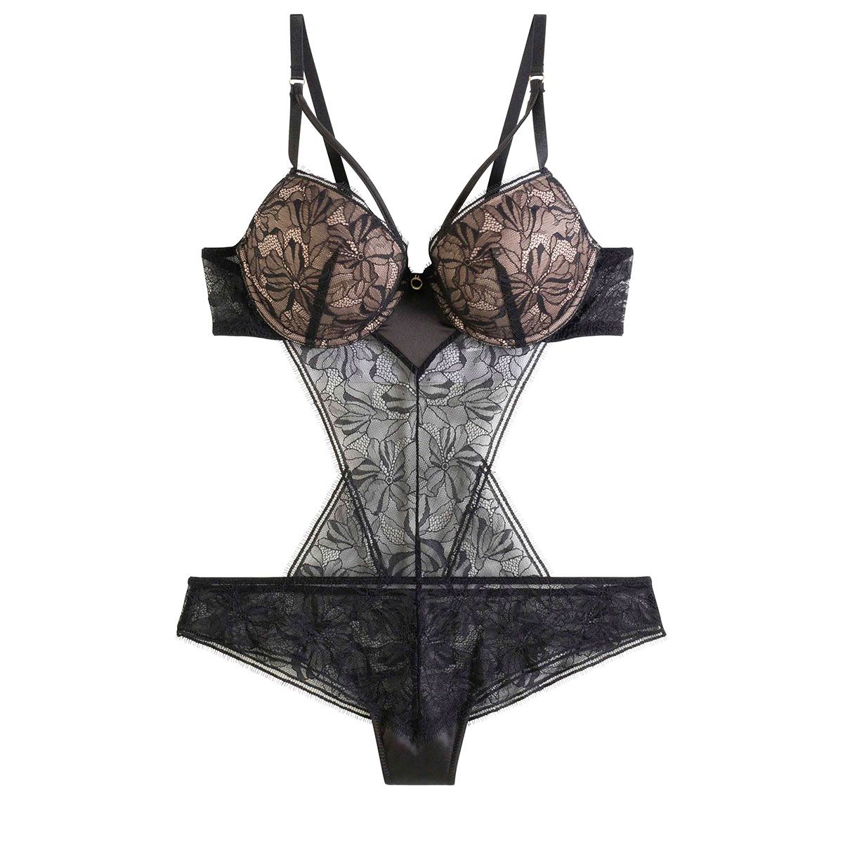 Trikini noir Dédale