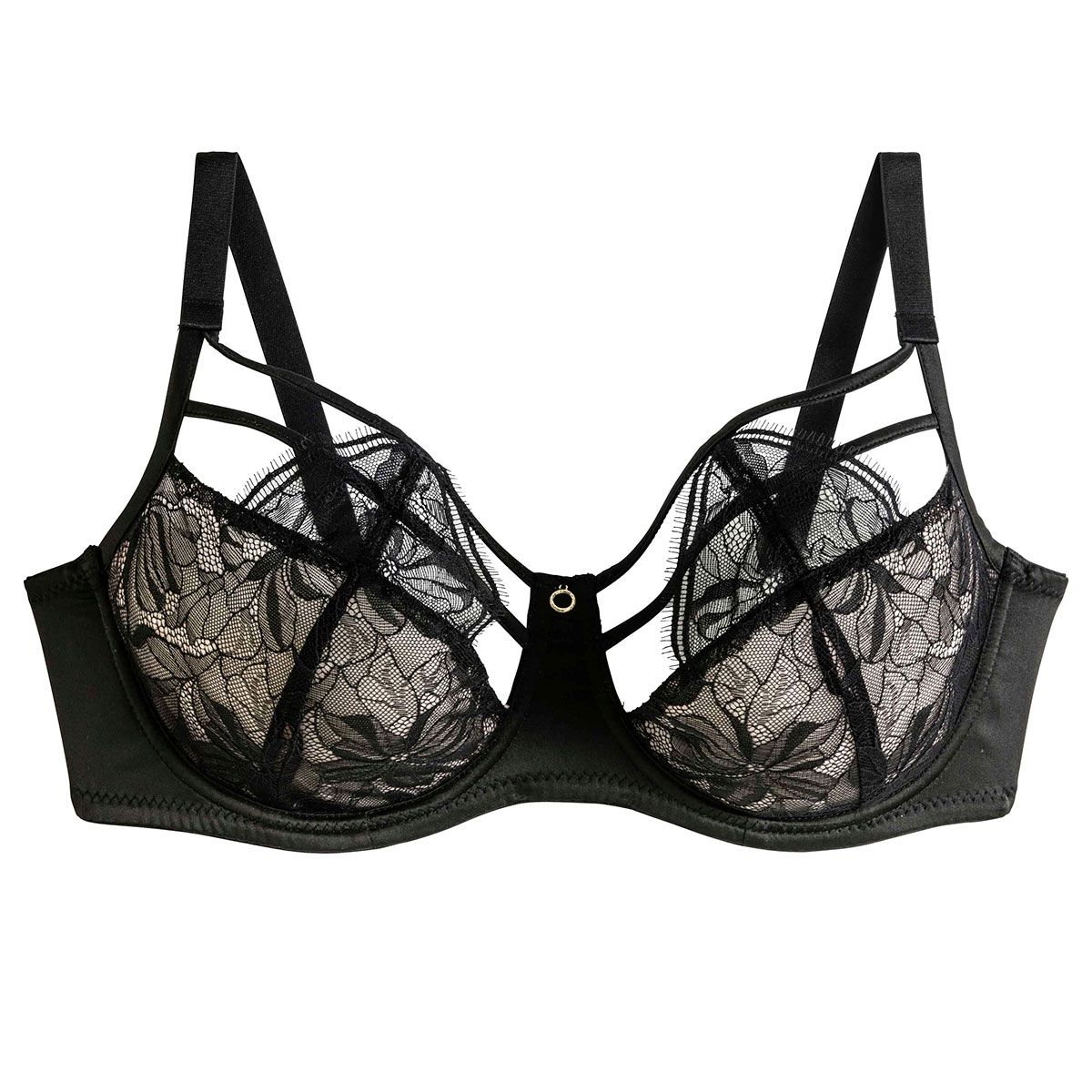 Soutien-gorge à armatures grand maintien noir Dédale - Pomm'Poire - Modalova