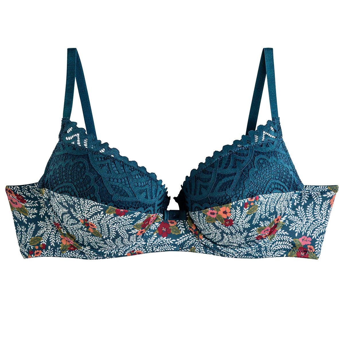 Soutien-gorge ampliforme coque moulée multico bleu Paprika