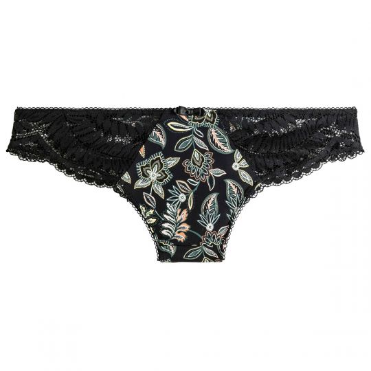 Tanga noir Ivresse