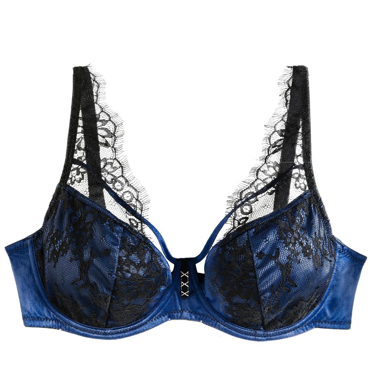 Pomm'Poire Soutien-gorge à armatures grand maintien bleu Illégal