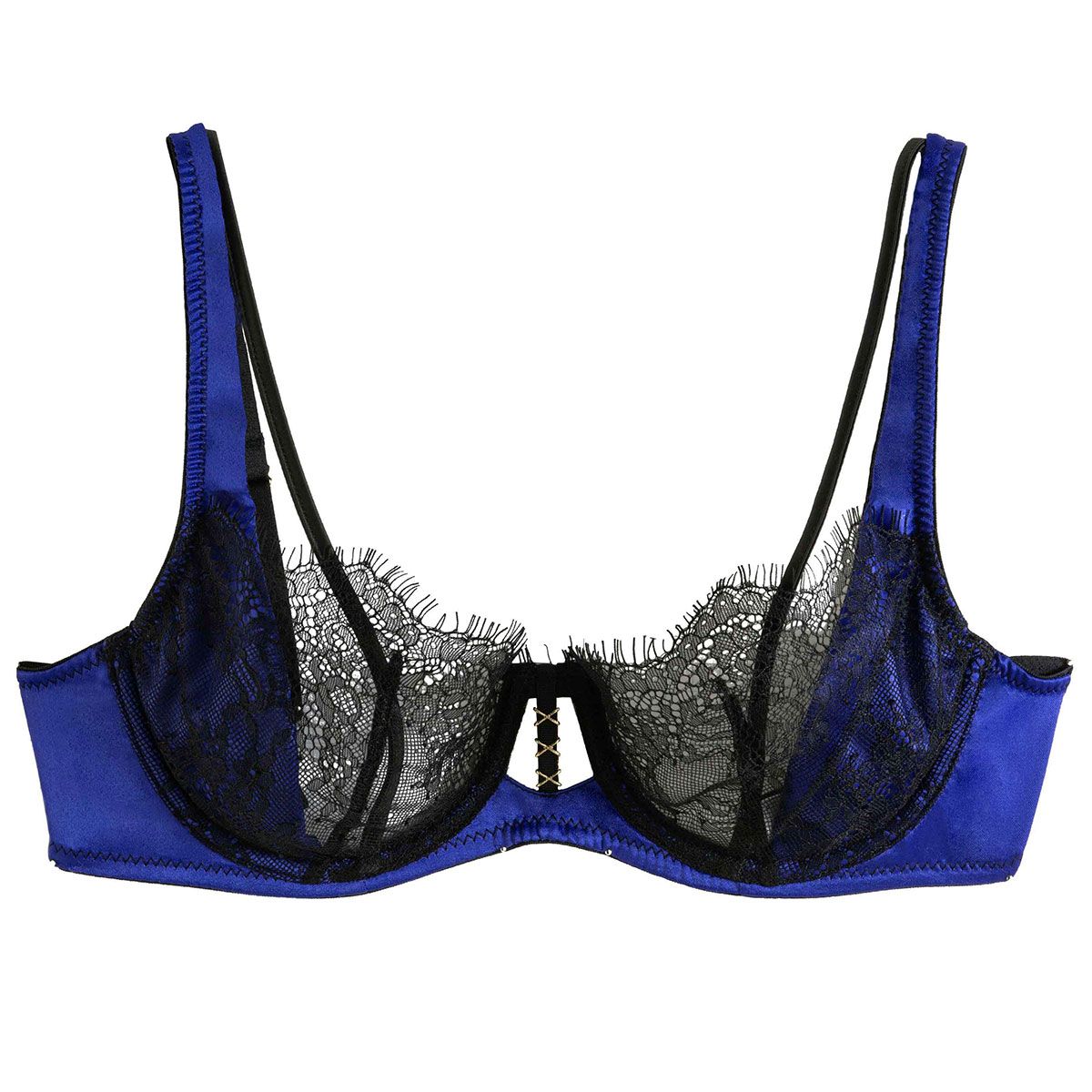 Pomm'Poire Soutien-gorge à armatures bleu Illégal