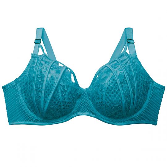 Soutien-gorge à armatures grand maintien vert Voltige