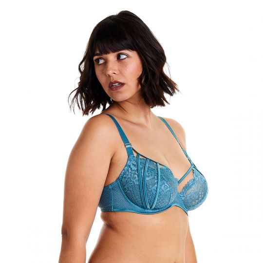 Soutien-gorge à armatures grand maintien vert Voltige