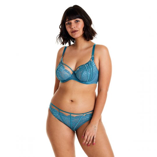 Soutien-gorge à armatures grand maintien vert Voltige
