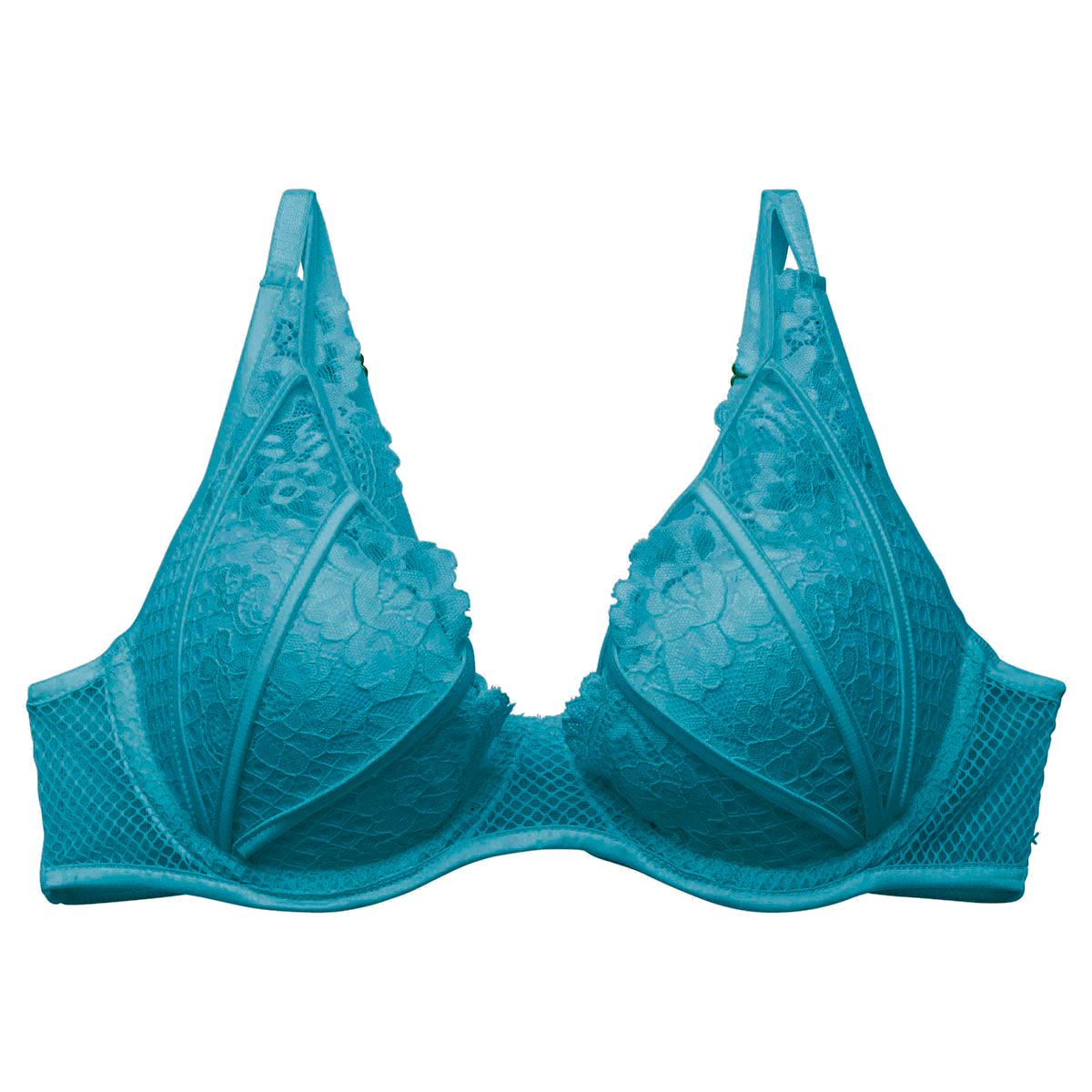 Pomm'Poire Soutien-gorge ampliforme coque moulée bleu Voltige
