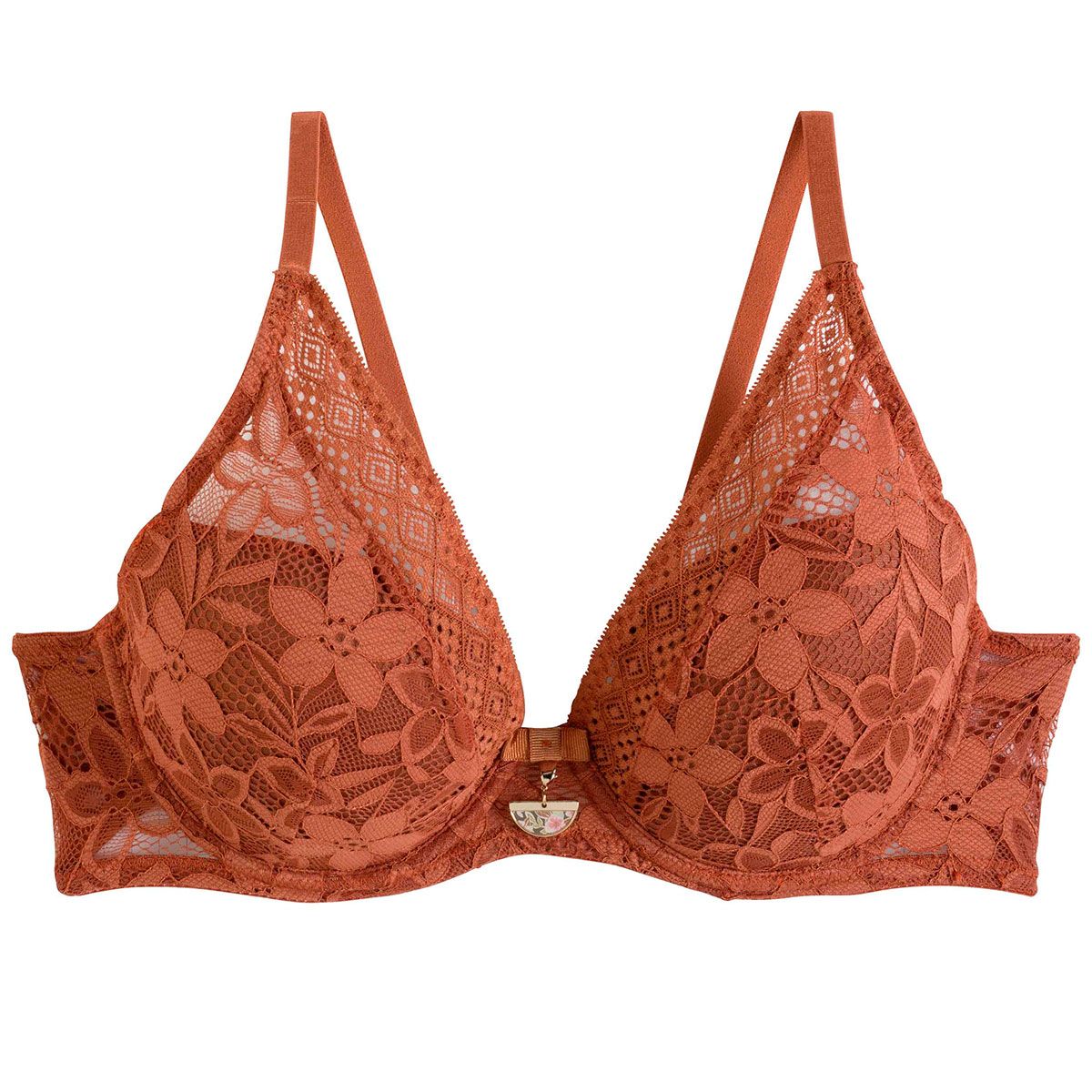 Soutien-gorge ampliforme coque moulée caramel Séisme