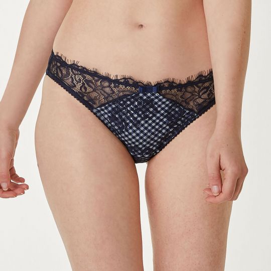 Slip bleu marine Magazine