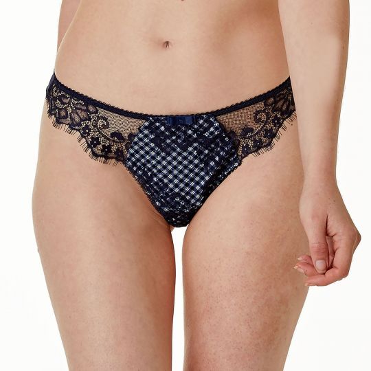 Tanga bleu marine Magazine