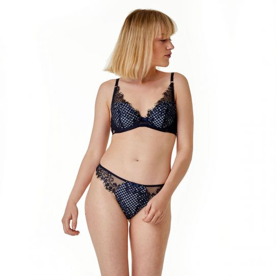 Tanga bleu marine Magazine