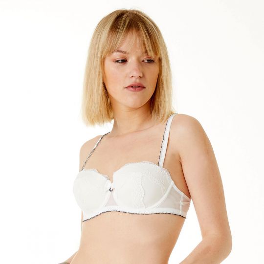 Soutien-gorge ampliforme coque moulée ivoire Star