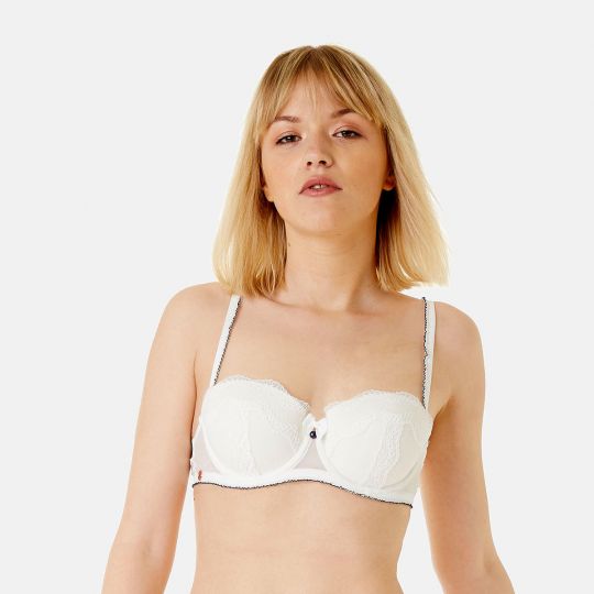 Soutien-gorge ampliforme coque moulée ivoire Star